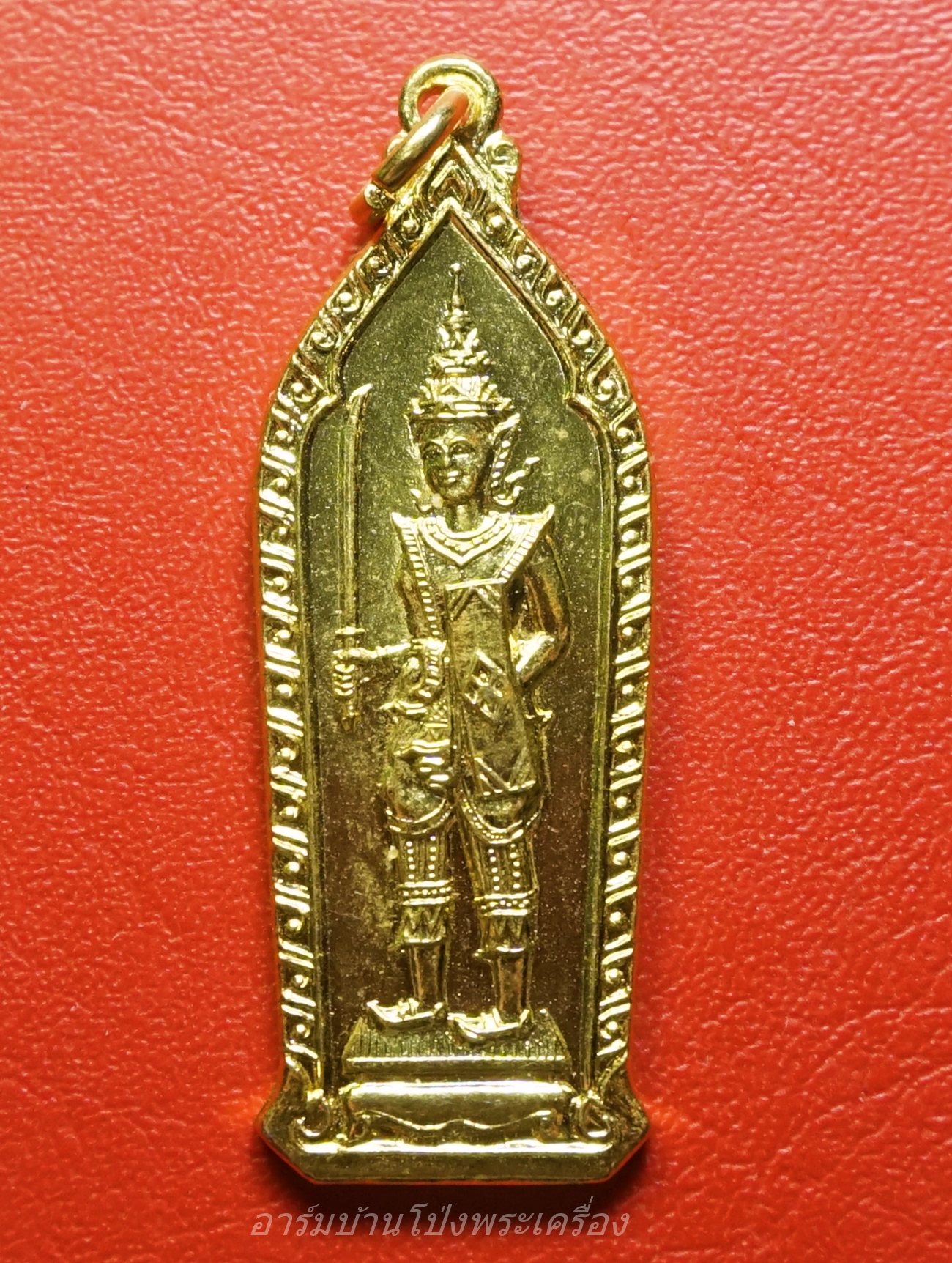สมเด็จพระศรีสุริโยทัย วัดสมเด็จพระศรีสุริโยทัย จ.สระบุรี กะไหล่ทอง(องค์ที่3)