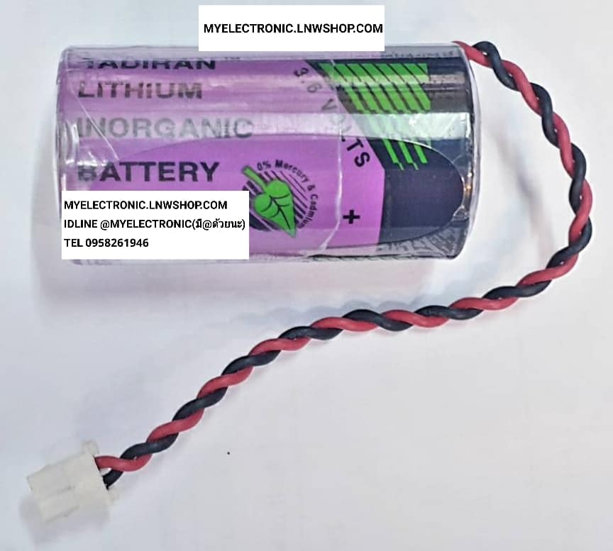 ขาย แบตเตอรี่ ลิเทียม พร้อมขั้ว มีขั้ว คอนเนคเตอร์ CONNECTOR สีขาว TL5902 รุ่น TL-5902 SIZE C BATTERY LITHIUM ยี่ห้อ TARIDAN ราคา ตัวละ . . . หน่วย บาท