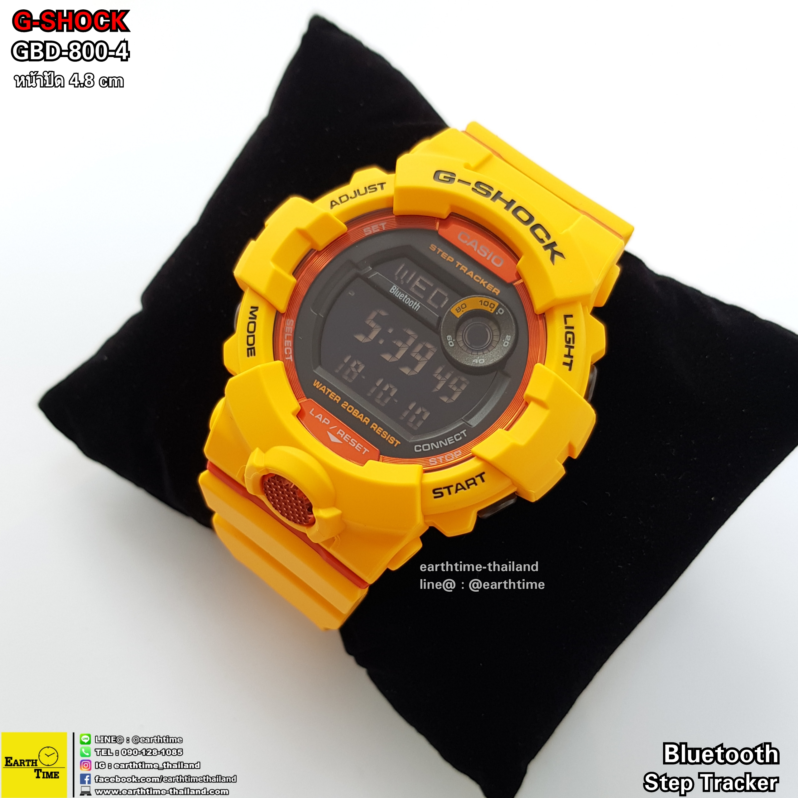 G-Shock Step Tracker and Bluetooth ของใหม่แท้100% รับประกัน 1 ปี รุ่น GBD-800-4