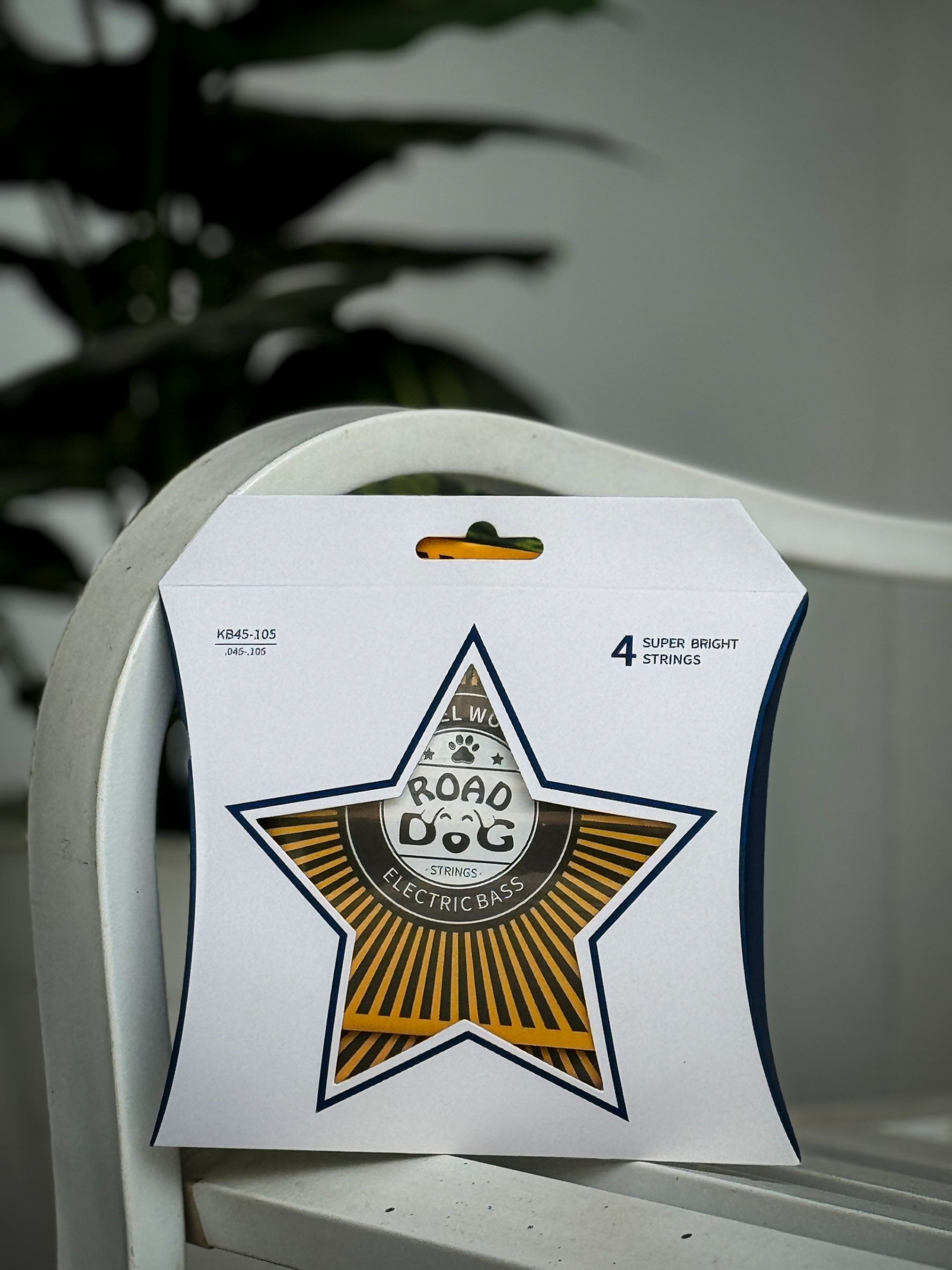 ROAD DOG สายเบสเคลือบกันสนิม 4 สาย KB45-105 Nickel-plated wire winding 4 Strings Bass เสียงใส ไบร์ท
