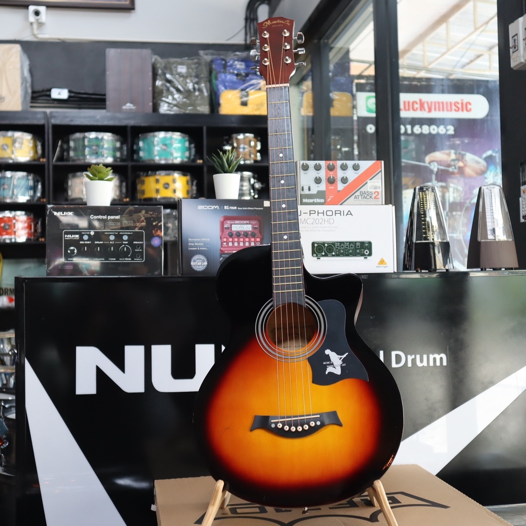 กีต้าร์โปร่ง Martin lee รุ่น ML-38C สีซันเบิส