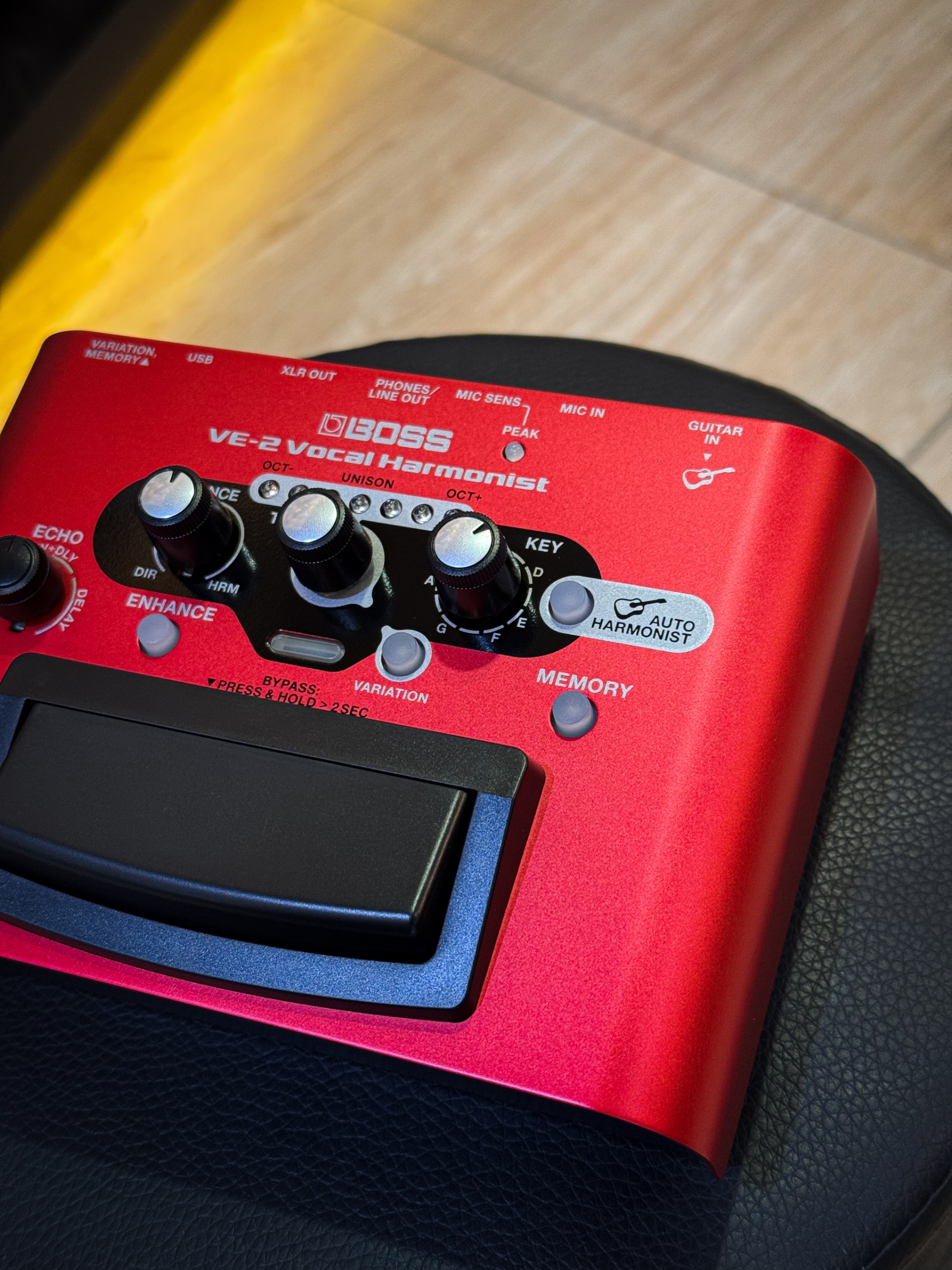 เอฟเฟคร้อง Boss VE-2 Vocal Harmonist ใช้แบตเตอร์รี่ได้ ช่วยประสานเสียงกับนักร้อง - [ประกันศูนย์1ปี]