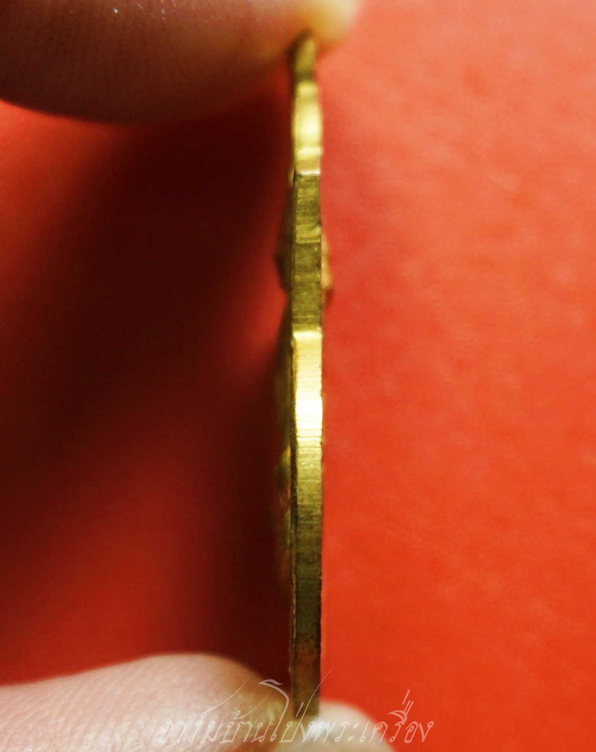 พระพุทธ วัดหนองกรวด หลัง ภปร. ปี๒๕๑๗ ในหลวงเสด็จตัดลูกนิมิตร เนื้อกะไหล่ทอง(องค์ที่่1)