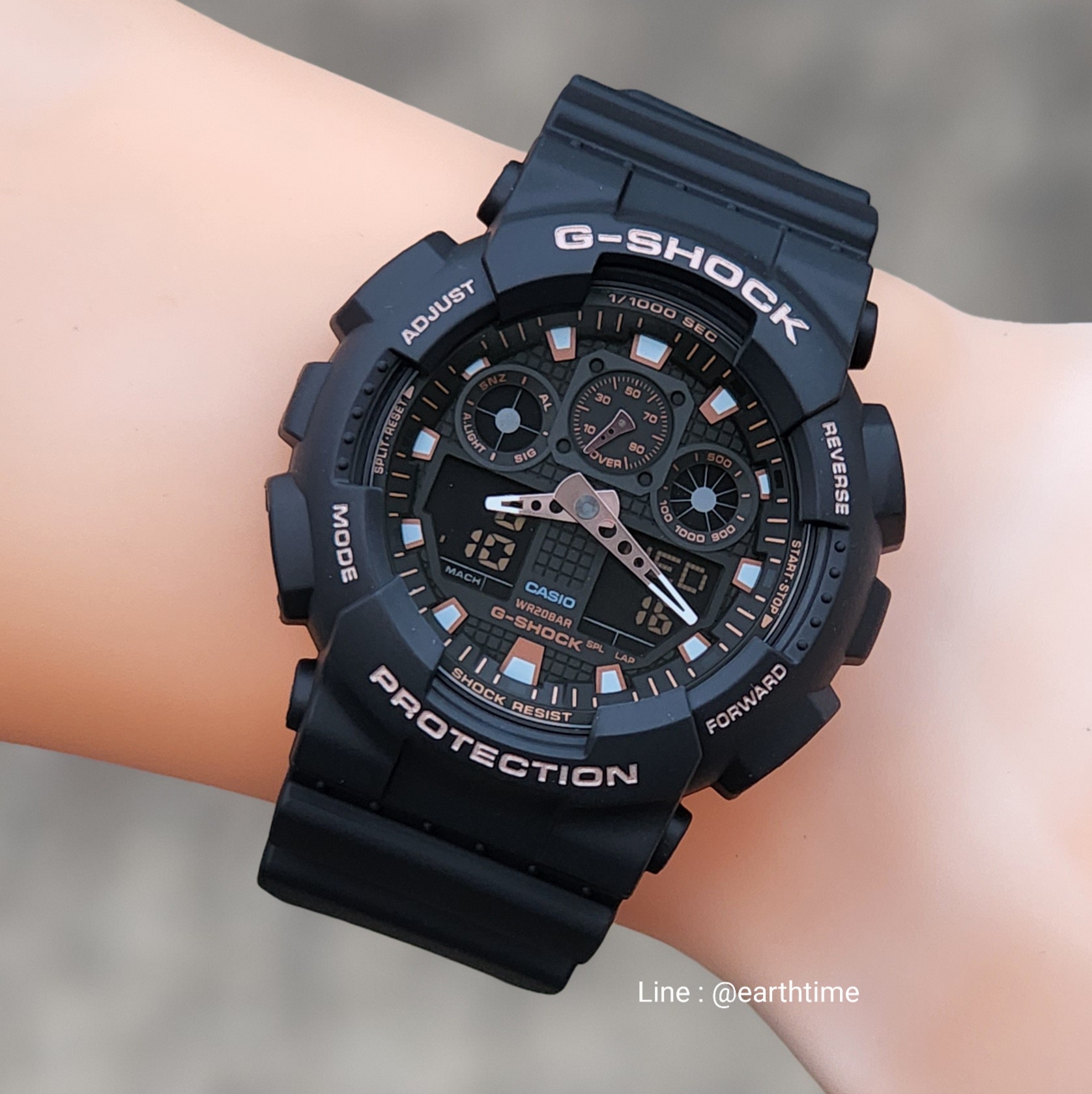 G-Shock รับประกัน 1 ปี รุ่น GA-100GBX-1A4DR