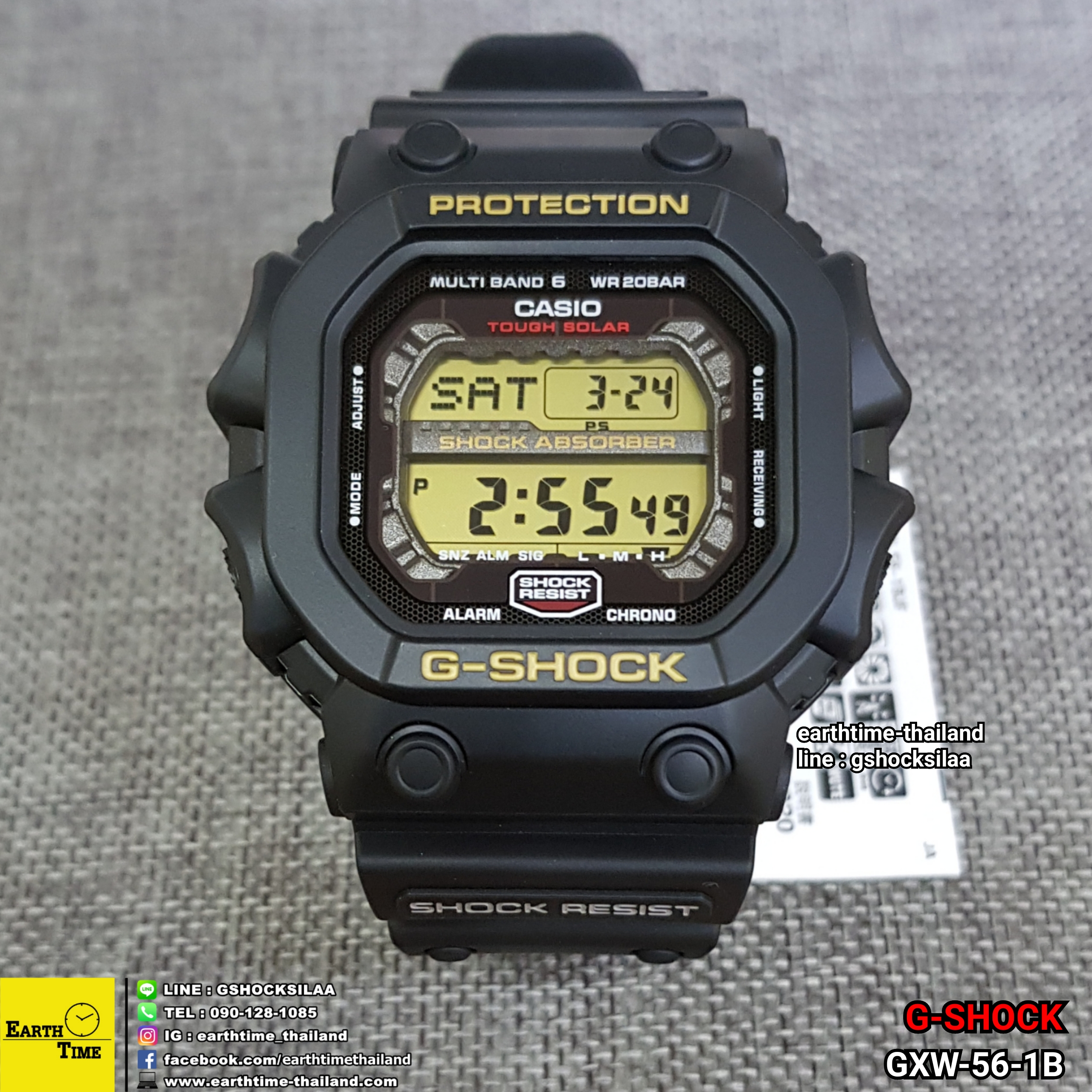 G-Shock ของใหม่แท้100% รับประกัน 1 ปี GXW-56-1B