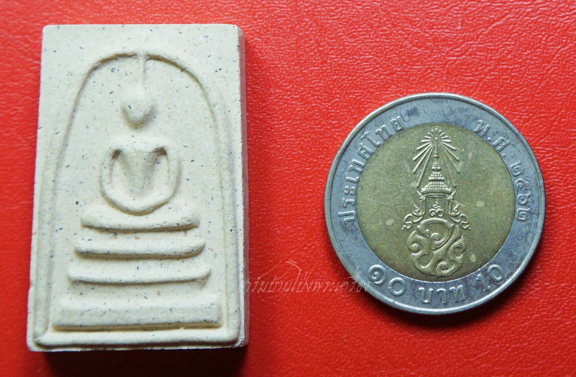 สมเด็จ หลวงพ่ออุทัย วัดเกาะตาพุด พิมพ์ใหญ่ เนื้อผง ผสมว่าน108(องค์ที่5)