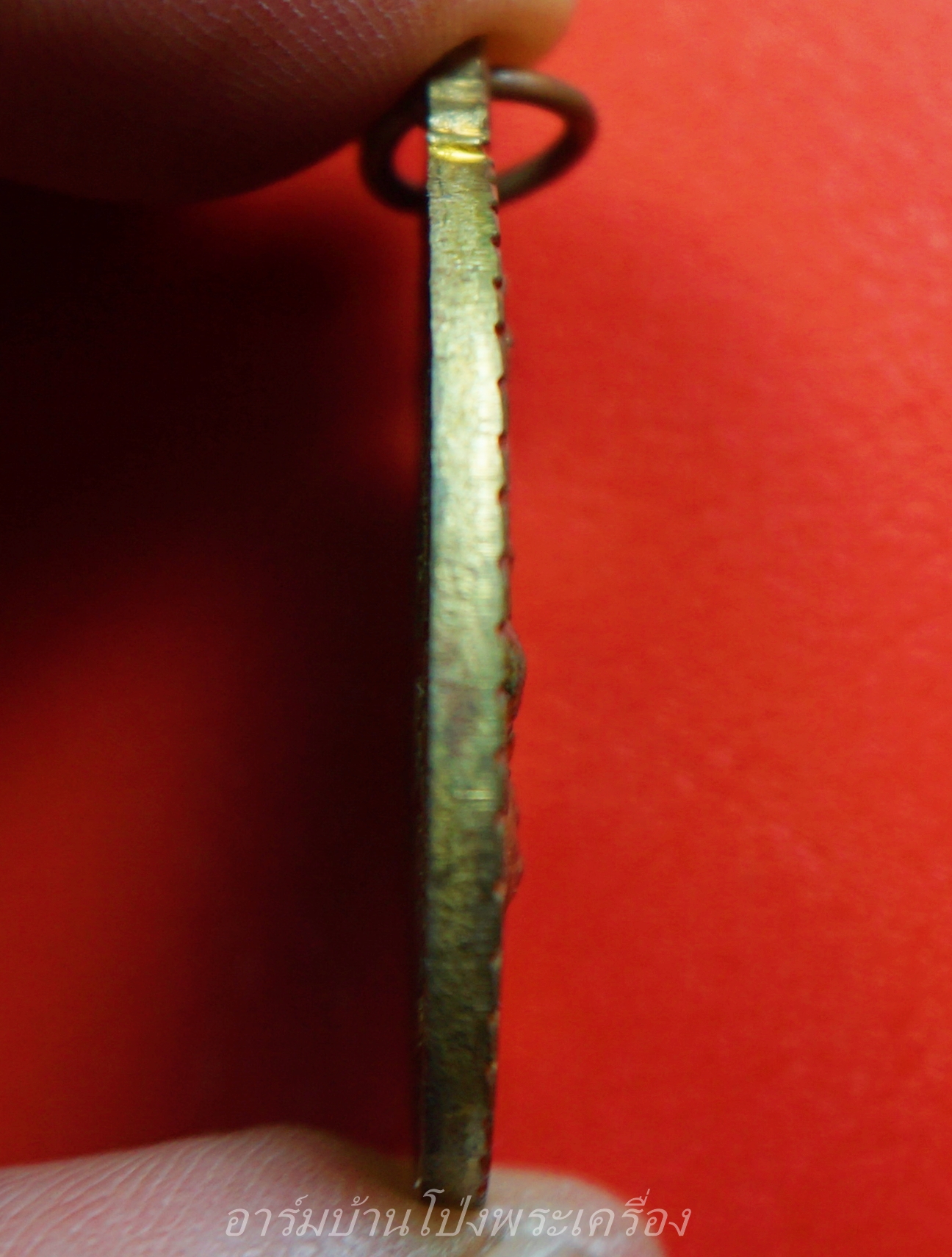 หลวงพ่อชาญ วัดบางบ่อ จ.สมุทรปราการ รุ่นพยัคสยาม เนื้อฝาบาตร เลข๖๖๓(องค์ที่1)