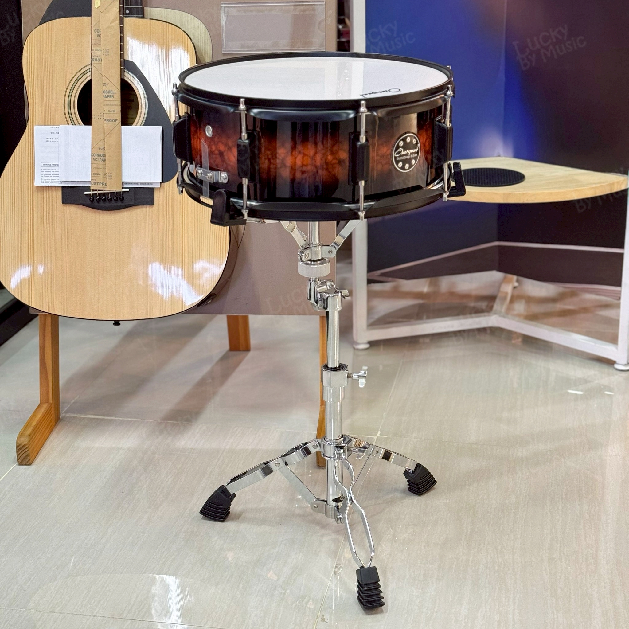 ขาตั้งสแนร์ Gusta วัสดุแข็งแรง ขาสแนร์ ทนทาน ขาสแนร์ ปรับระดับสูง-ต่ำได้