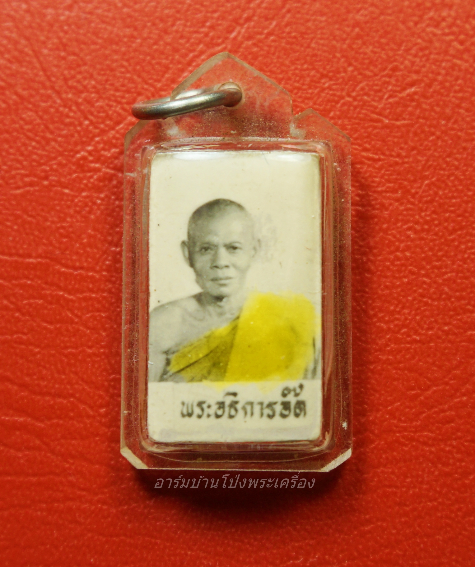 หลวงพ่ออ๊ด วัดโกสินารายน์ รูปถ่าย หลังตะกรุด3K(องค์ที่1)