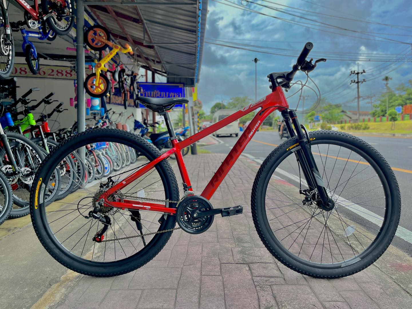 𝐑𝐈𝐂𝐇𝐓𝐄𝐑 𝐇𝐀𝐖𝐊-𝟏 วงล้อ 𝟐𝟗 นิ้ว เฟรม 𝐀𝐋𝐔𝐌𝐈𝐍𝐈𝐔𝐌 ซ่อนสาย Shimano 21sp