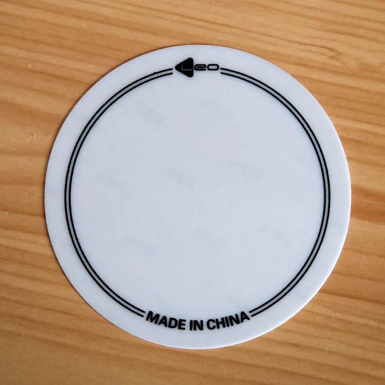 LEO เป้ากระเดื่องเดี่ยว เป้ากระเดื่องคู่ เลือกสีได้ Bass Drumhead Patch มีแถบกาวพร้อมติด ใช้งานง่าย