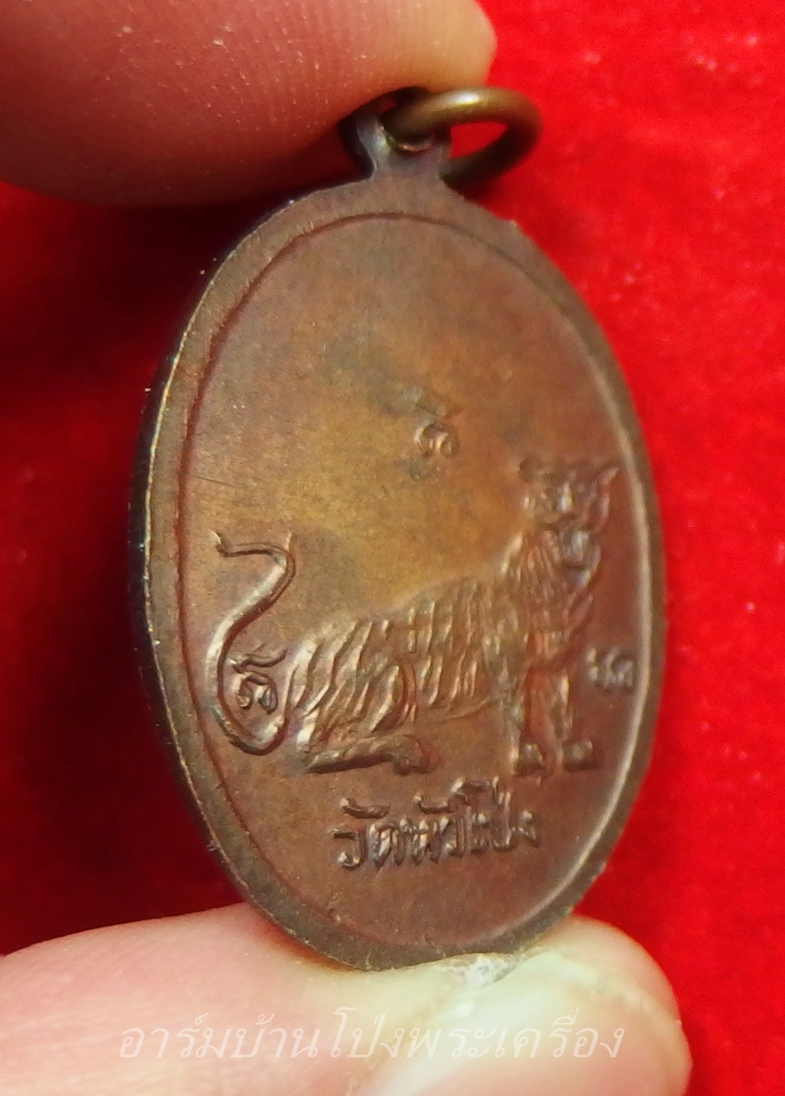 พระครูญาณรัตนเสรี หลวงพ่อริ้ว วัดหัวโป่ง รุ่นแรก พิมพ์เล็ก(องค์ที่6)