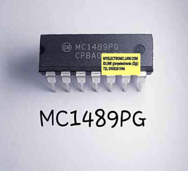 ขาย , MC1489PG , ยี่ห้อ , ON-SEMI CONDUCTOR , ตัวถัง , DIP-14 , ขา , MC1489P , G, IC , ไอซี , ราคา , ตัวละ , . . . หน่วย บาท