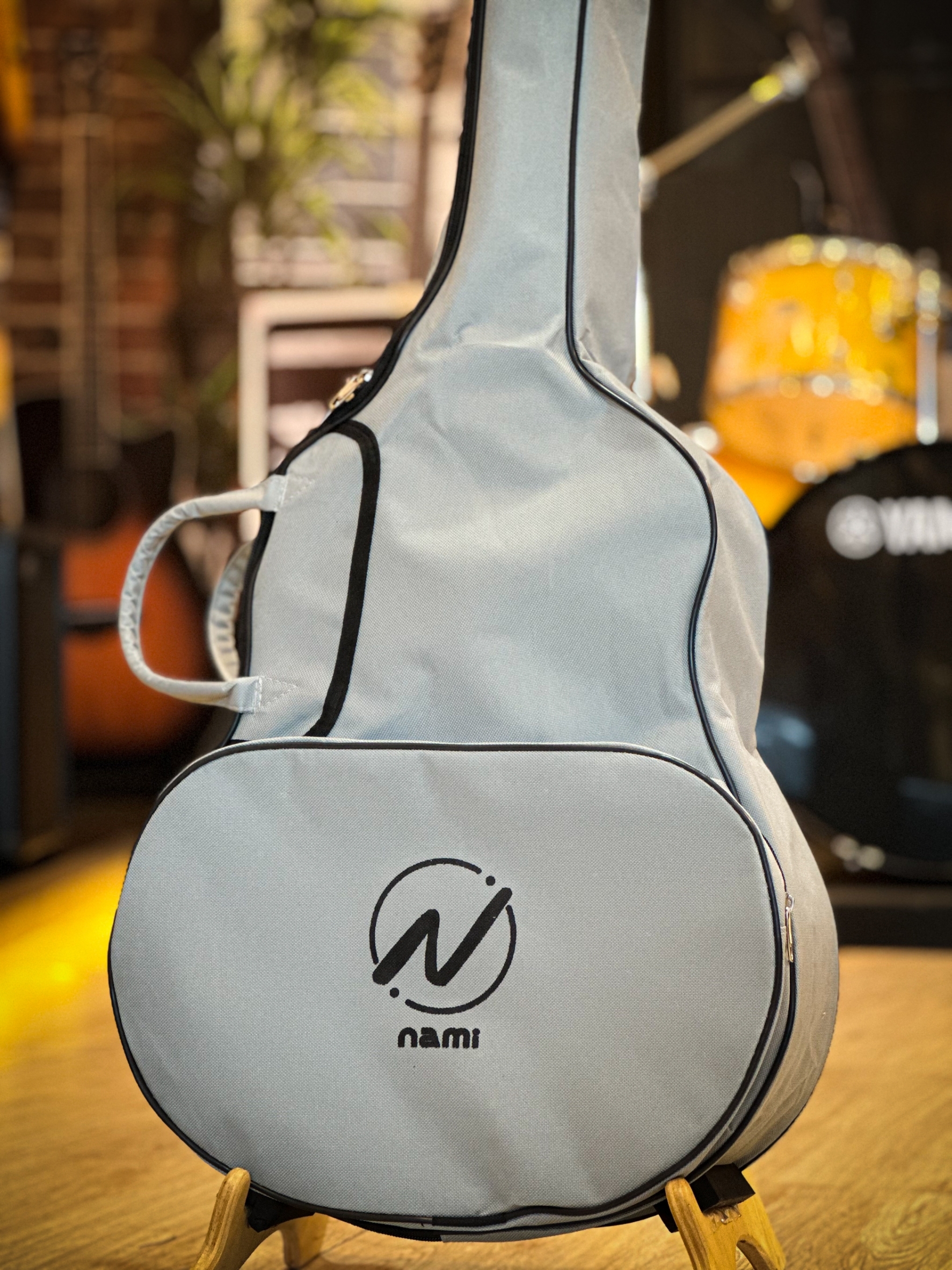 กระเป๋ากีตาร์โปร่ง 36 นิ้ว Nami สีเทา ถุงผ้ากันน้ำ กระเป๋ากีต้าร์ คุณภาพดี มีช่องใส่อุปกรณ์ มีหูหิ้ว