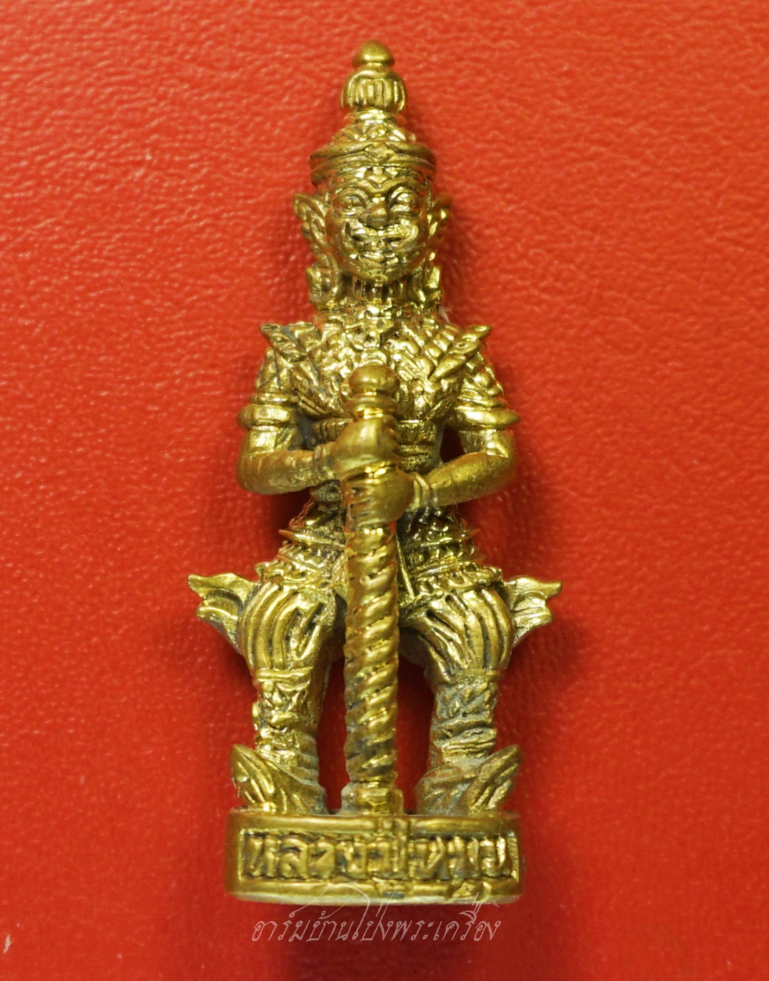 ท้าวเวสสุวรรณ หลวงปู่หมุน ฐิตสีโล วัดบ้านจาน จ.ศรีสะเกษ พศ.๒๕๓๙ เนื้อฝาบาตร(องค์ที่1)