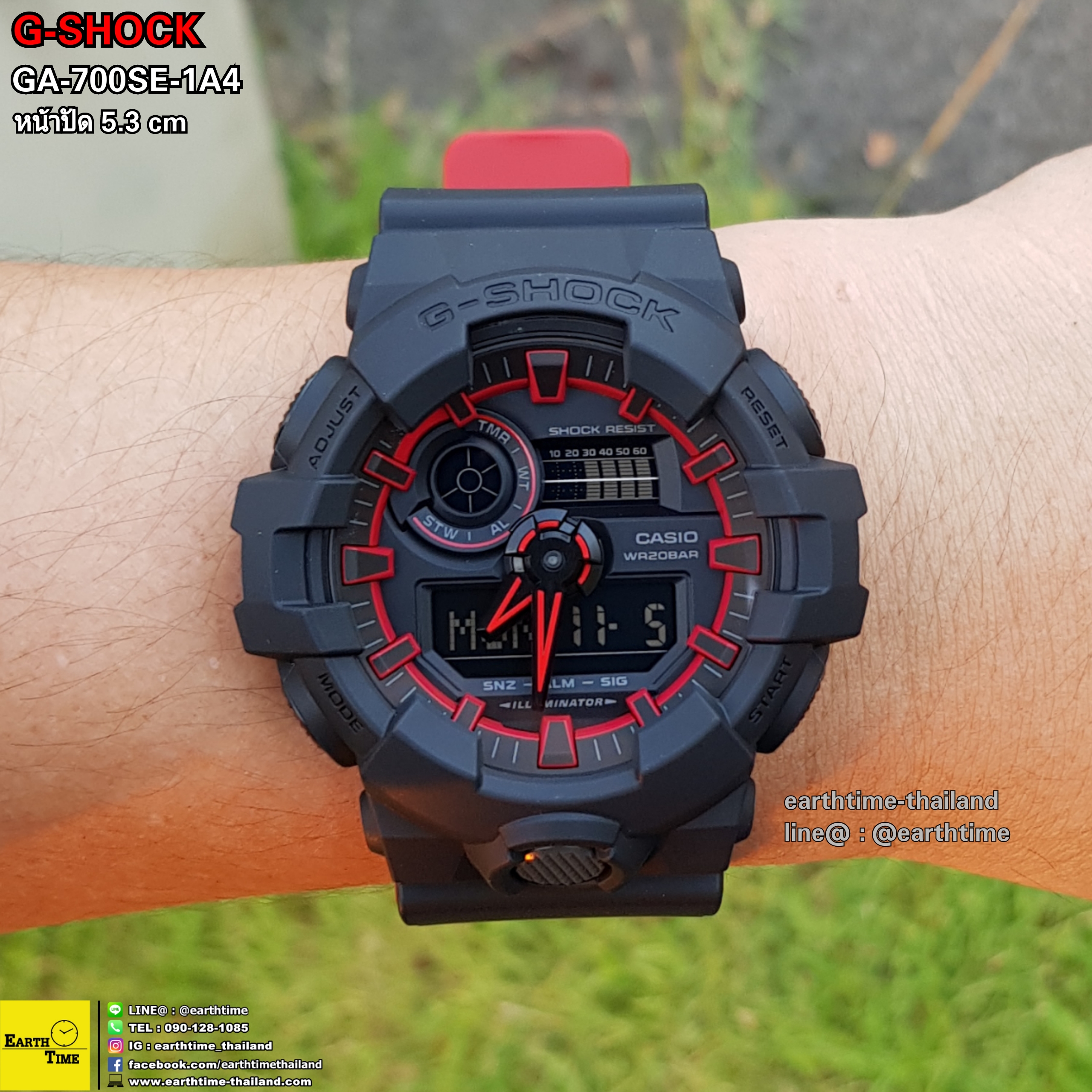 G-Shock ของใหม่แท้100% รับประกัน 1 ปี GA-700SE-1A4DR