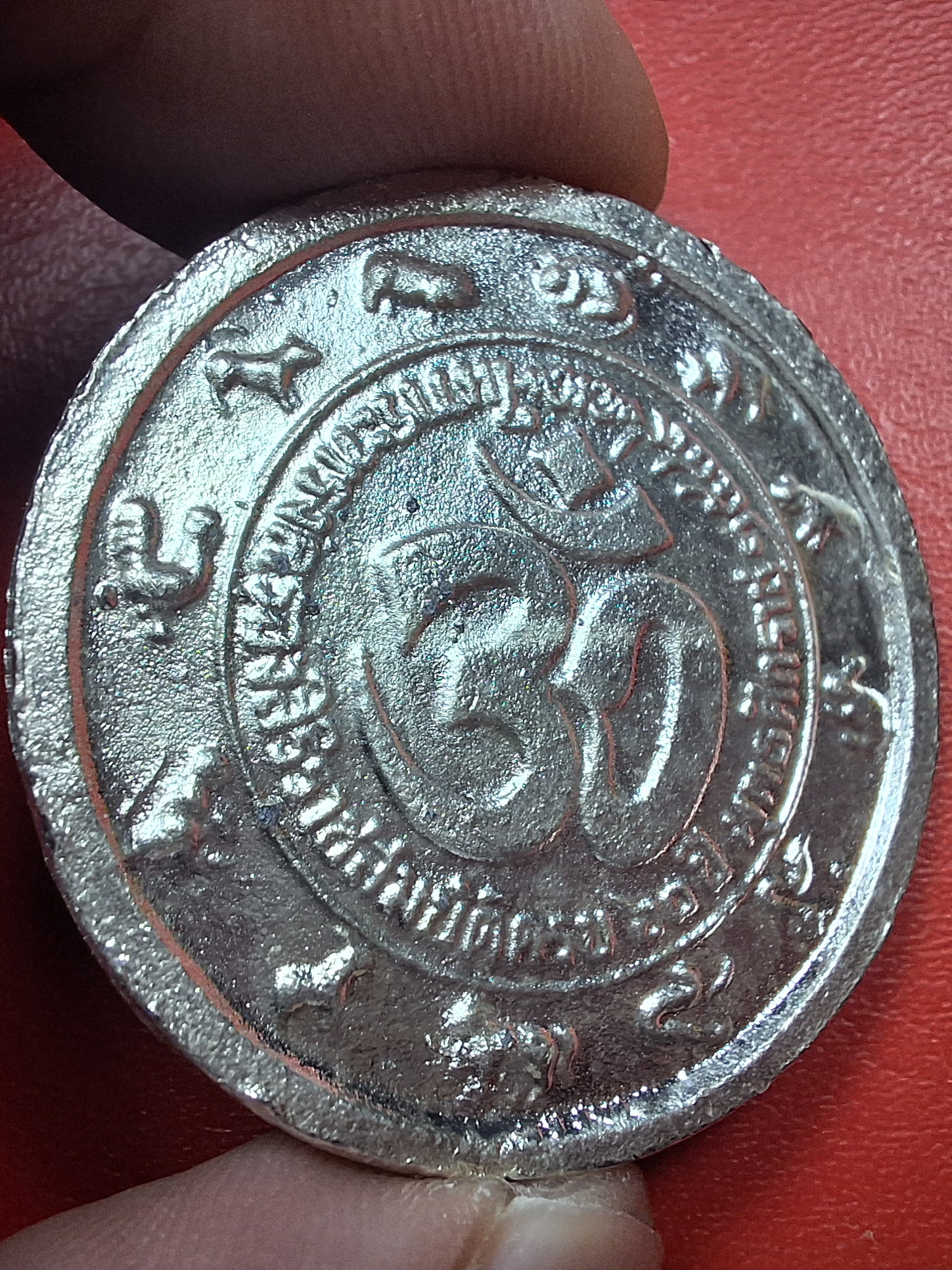 พระพิฆเนศ กรมศิลปากร ศิลป์ศึกษา-ช่างศิลป ปี๒๕๕๐ เนื้อกะไหล่เงินลงยา(องค์ที่1)