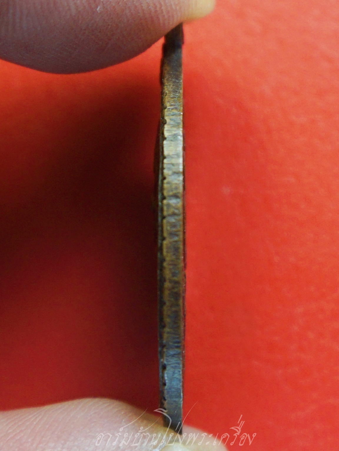 หลวงพ่อเจ็ก วัดตากแดด จ.ราชบุรี ปี๒๕๒๒ เนื้อทองแดงรมดำ(องค์ที่2)