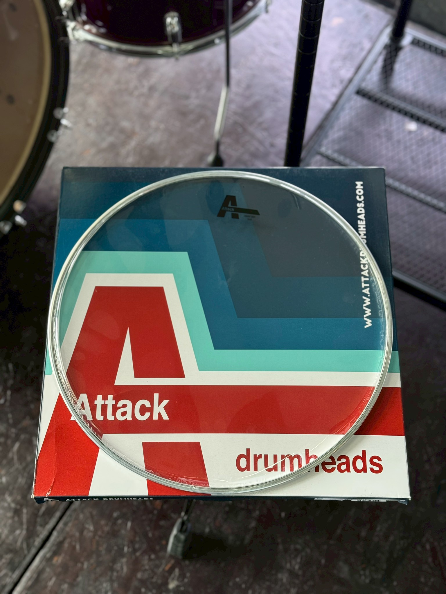 Designed in USA | ชุดหนังกลองสแนร์ หนังบน-ล่าง Attack UPSMP Snare Pack DHA14C-SS14T ขนาด 14 นิ้ว หนังกลอง ชั้นเดียว วัสดุพิเศษ Dynaflex