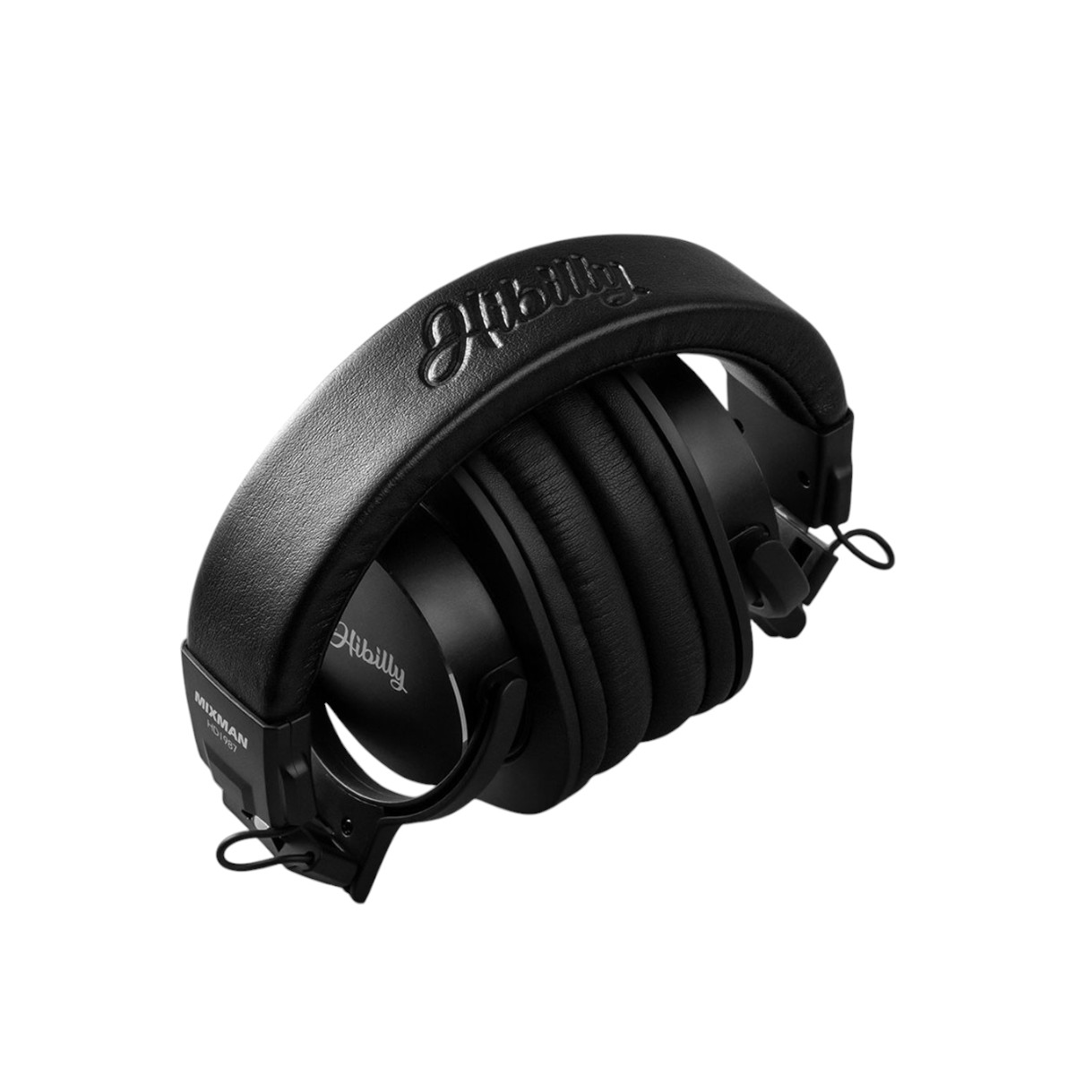 หูฟังมอนิเตอร์ครอบหู Hibilly Mixman 1987 งานเสียงสตูดิโอ สายยาว1.2 เมตร พับเก็บได้ แถมฟรีหัวแจ็คแปลงขนาด