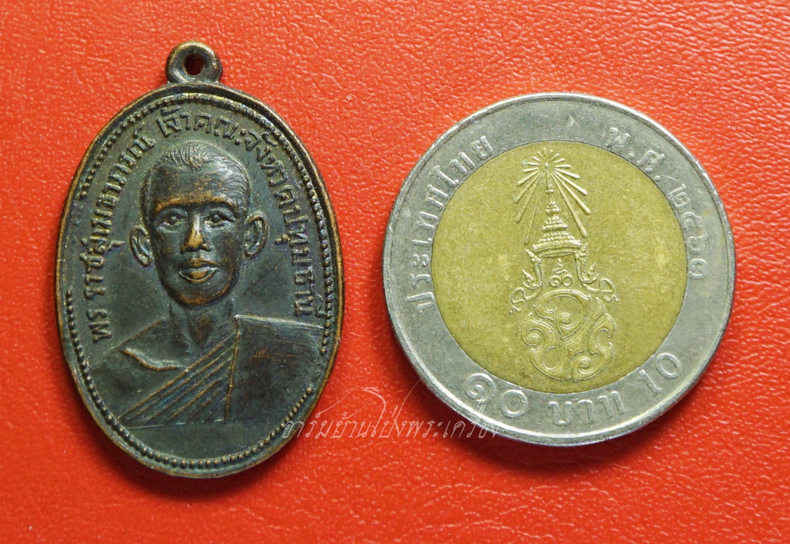 พระราชสุเมธาภรณ์ วัดบางหลวง เจ้าคณะจังหวัดปทุมธานี ปี๒๕๑๔ เนื้อทองแดงรมดำ(องค์ที่1)