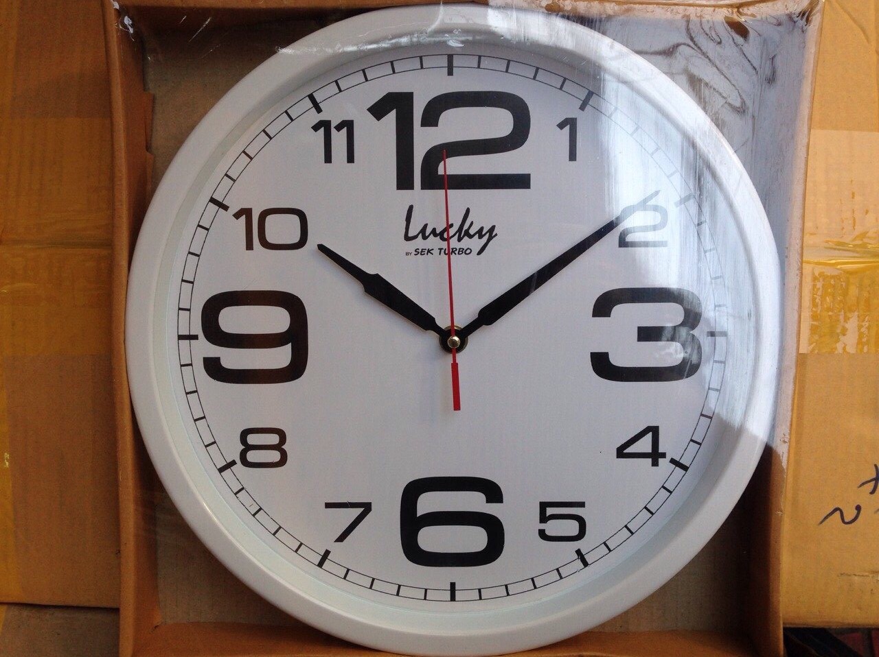 นาฬิกาติดผนัง Lucky รหัส S44 ขาว