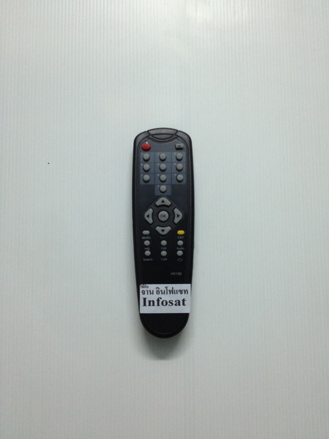 รีโมทจานดาวเทียม อินโฟแซท infosat Zimple ดำ