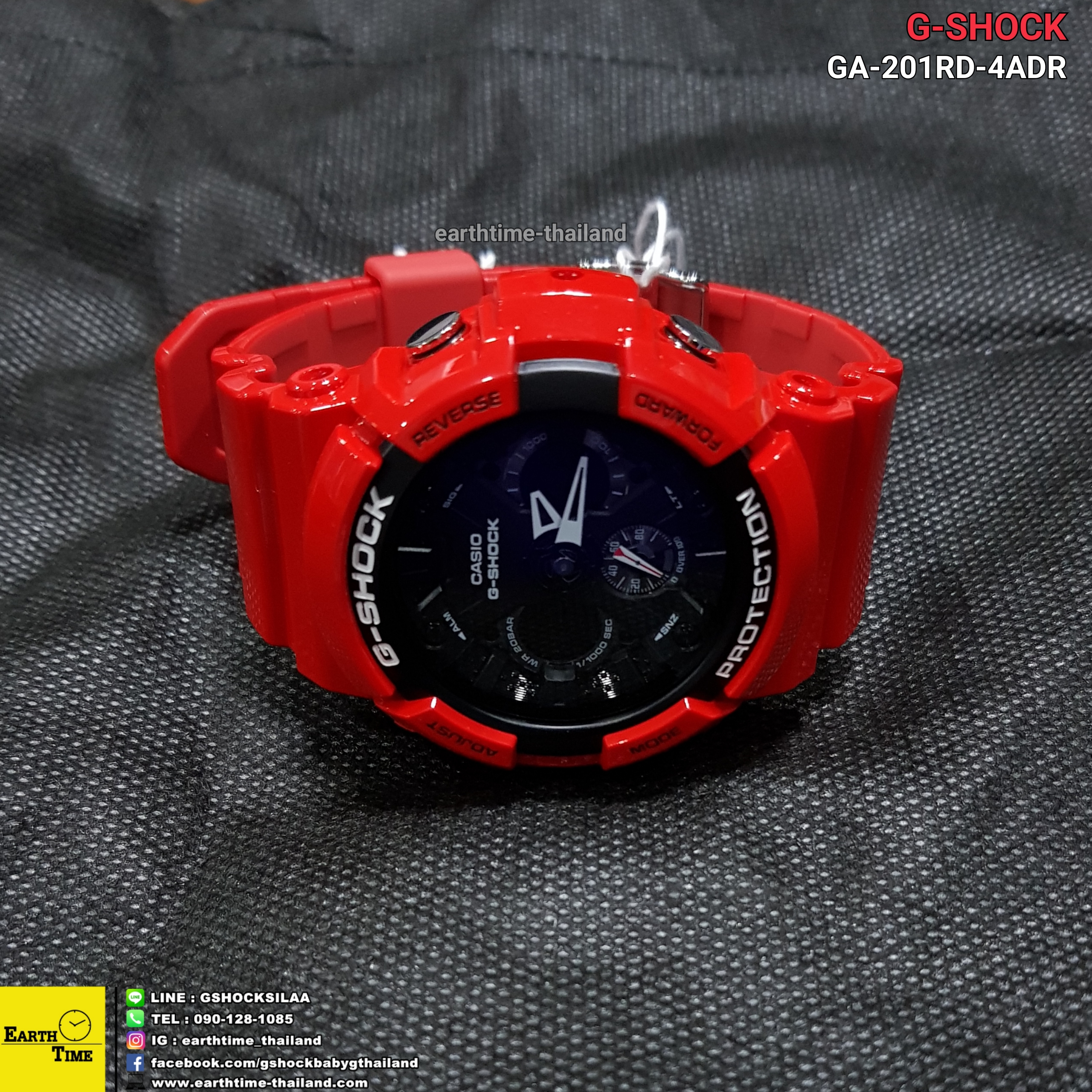 G-Shock ของใหม่แท้100% รับประกัน 1 ปี GA-201RD-4ADR