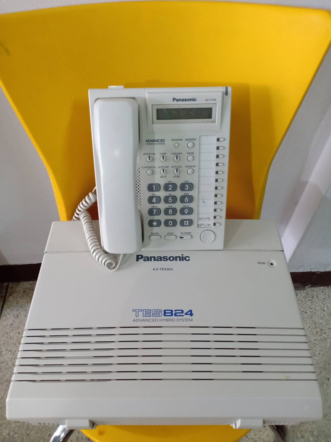 ตู้สาขาโทรศัพทมือสอง PASONIC TES824 ขนาด 6 สายนอก 16 สายใน