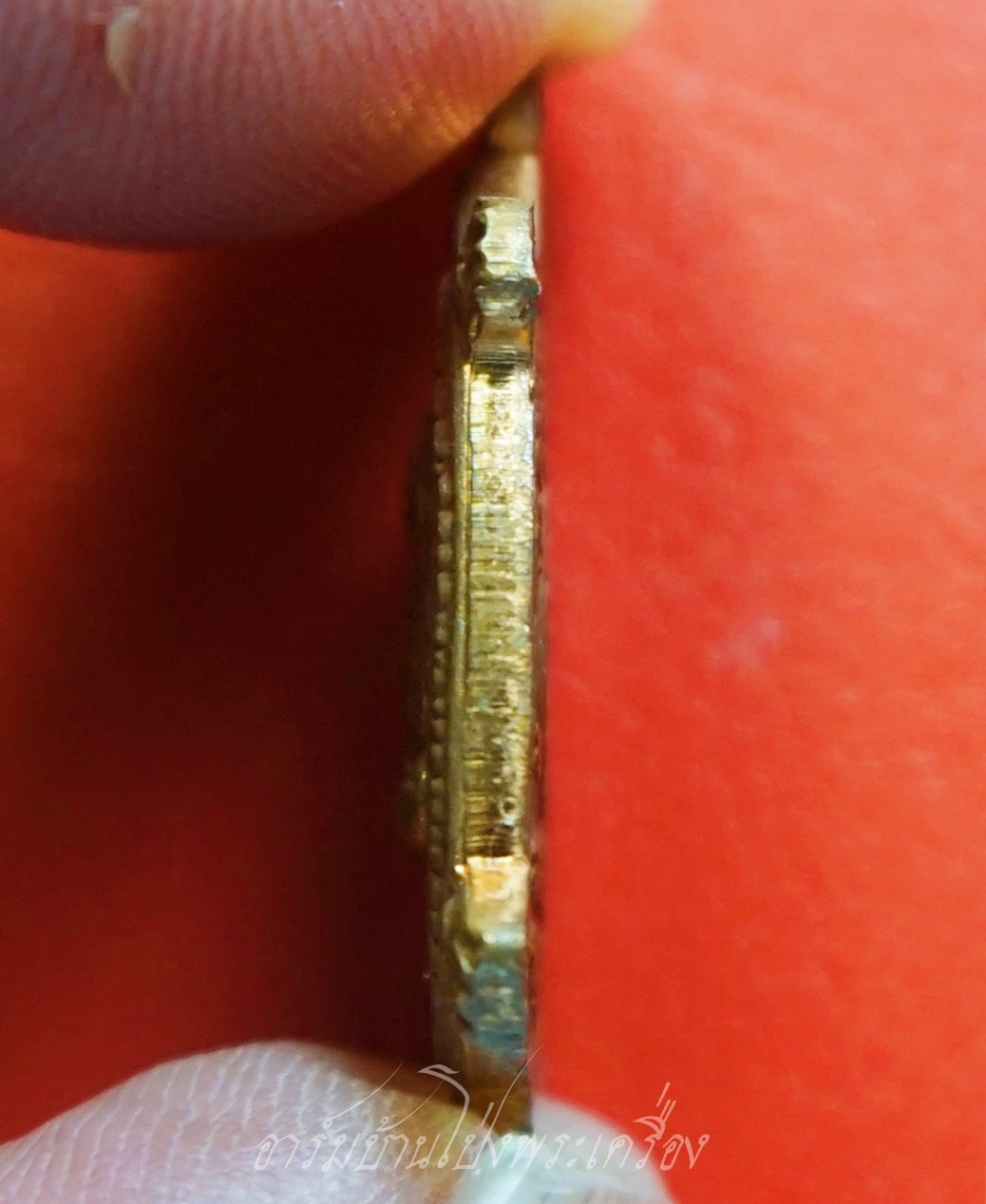 หลวงปู่หลิว รุ่นอุปถัมภ์สร้างโบสถ์ วัดหนองอ้อ พ.ศ.๒๕๔๐ เนื้อทองแดงผิวไฟ(องค์ที่1)