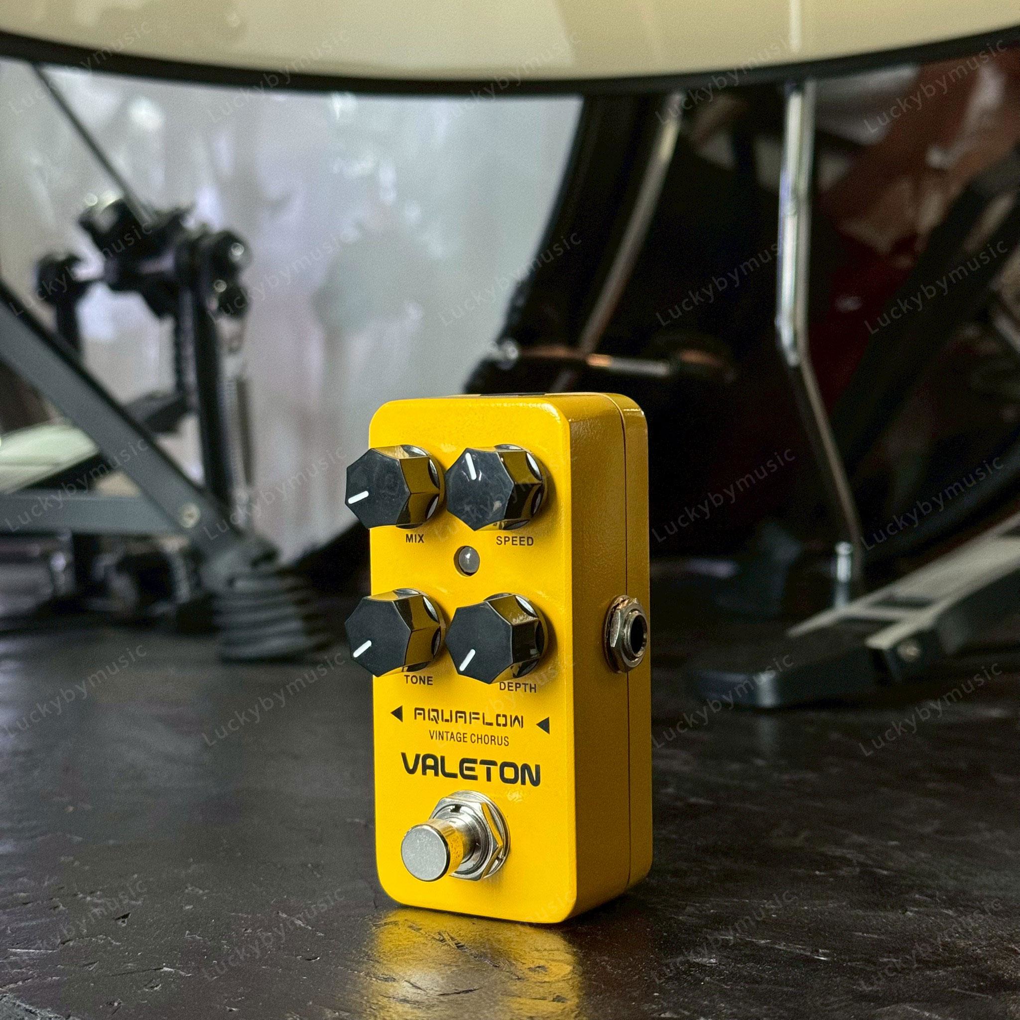 เอฟเฟกต์ Valeton Aquaflow Vintage Chorus เอฟเฟคกีตาร์ (Guitar Effects Pedal) Analog แท้ + True Bypass ปรับได้ 4 แบบ | ของแท้100%