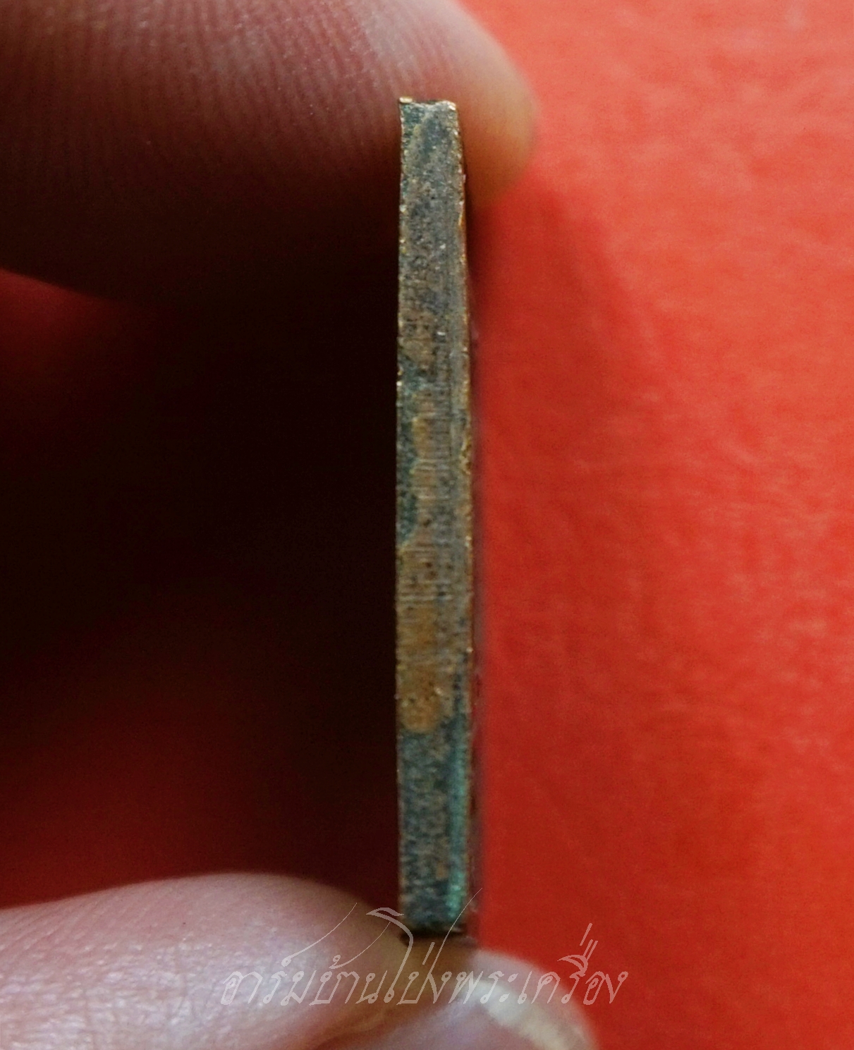 พระสมุห์สำอางค์ วัดบางพระ จ.นครปฐม ศิษย์หลวงพ่อเปิ่น ปี๒๕๓๔ อายุครบรอบ๔๐ปี เนื้อทองแดงรมดำ ตอกโค๊ตมีจาร(องค์ที่3)