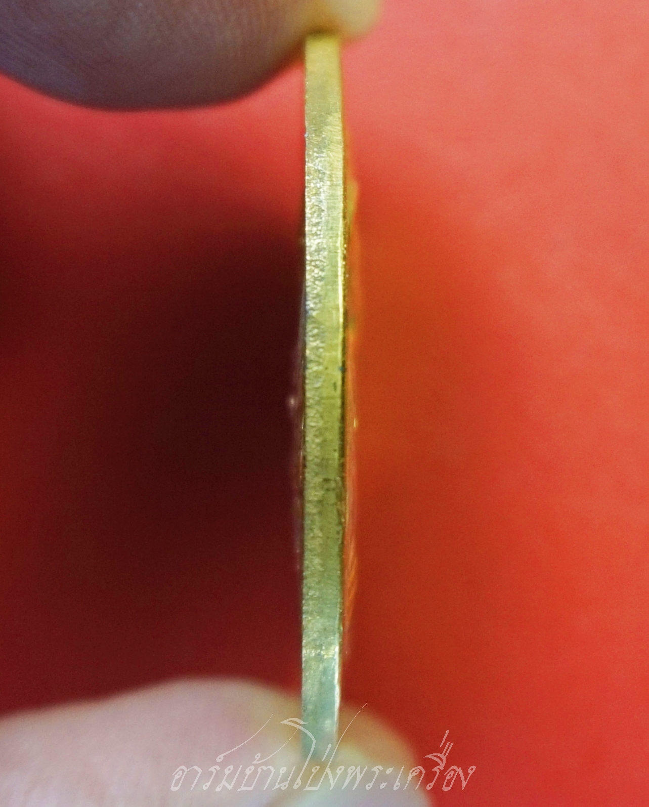 พระครูสุวัฒนประสิทธิ์ วัดสุทัศน์ เลื่อนสมณศักดิ์ รัชกาลที่ห้า หลังนารายณ์ทรงครุฑ ปี๒๕๓๙ เนื้อสามเค สามกษัตริย์(องค์ที่1)