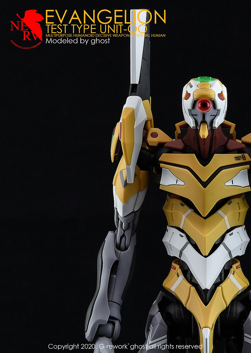 Water Decal 020 RG1/144 Evangelion Unit-00 ยี่ห่อ Ghost-Decal (สินค้าเหลือ1 แผ่น สั่งซื้อแล้วรอทางร้านติดต่อกลับ)