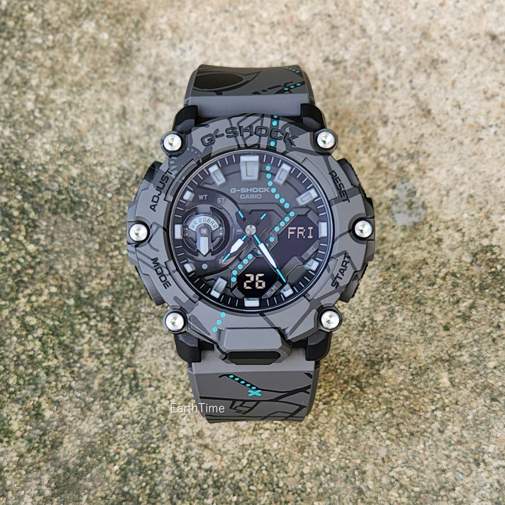 GA-2200SBY-8A l G-Shock Treasure Hunt Series with map of Shibuya l G-SHOCK
