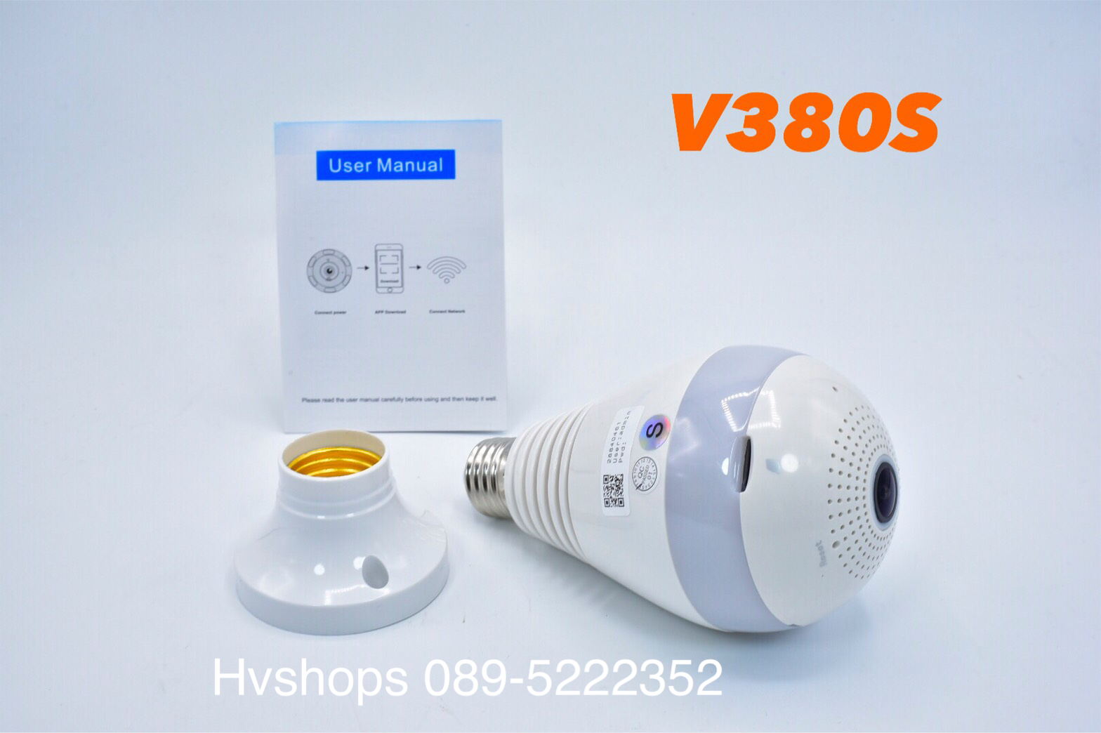กล้องวงจรปิด หลอดไฟ รุ่น V380S