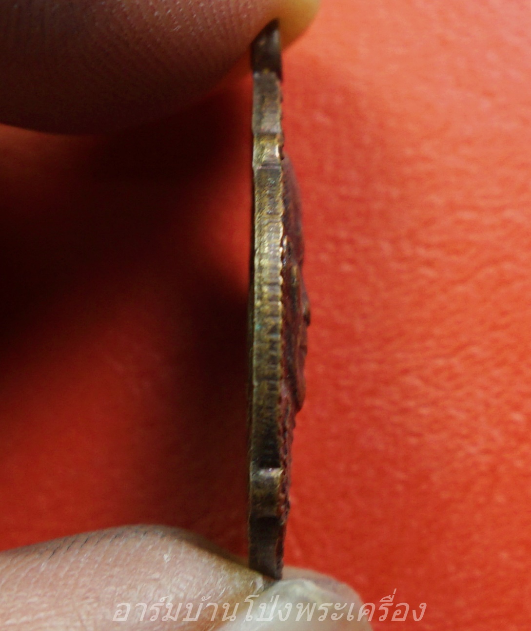 หลวงพ่อพวง วัดหนองหูช้าง ปี๒๕๓๑ เนื้อทองแดงรมดำ(องค์ที่5)