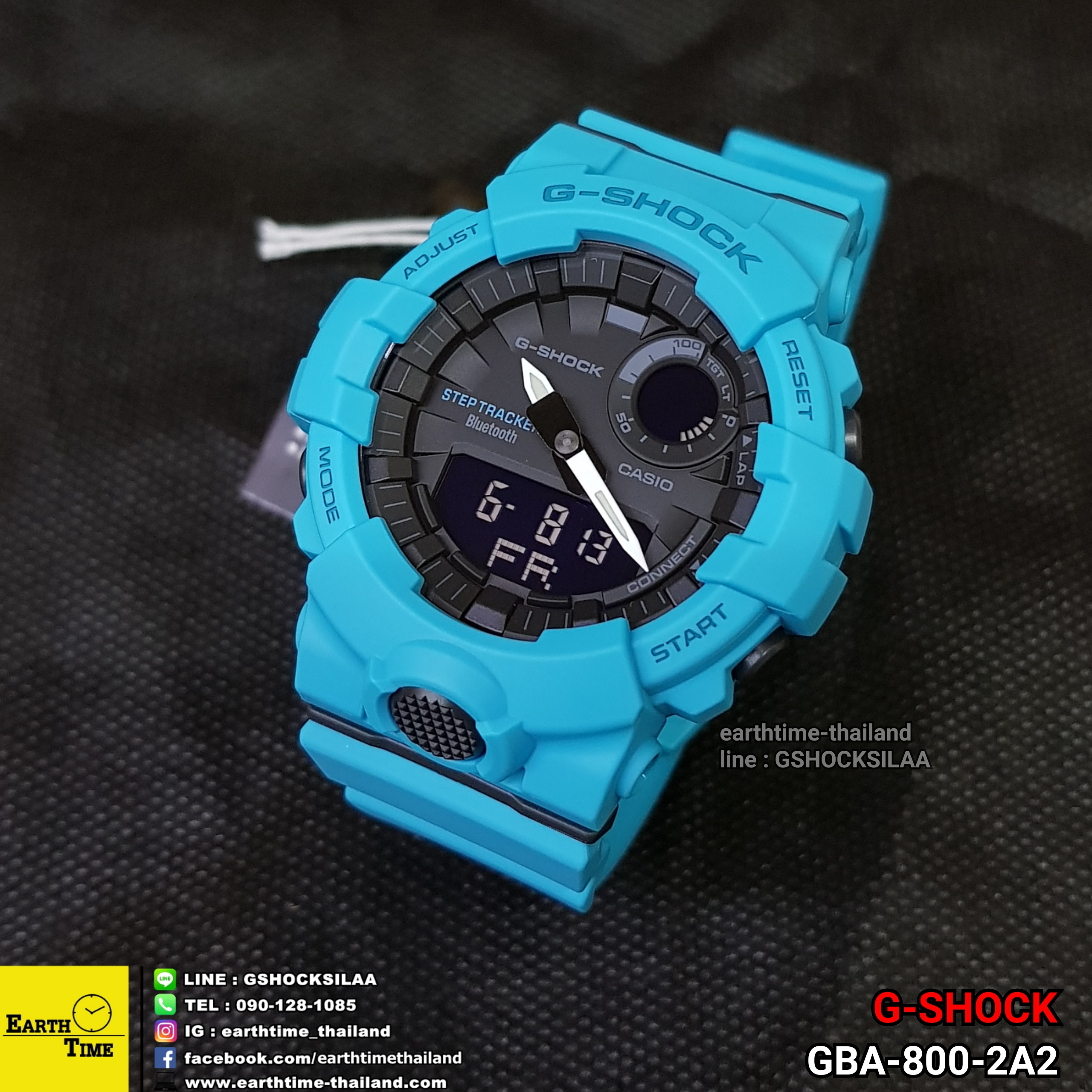 G-Shock Step Tracker and Bluetooth ของใหม่แท้100% รับประกัน 1 ปี รุ่น GBA-800-2A2DR