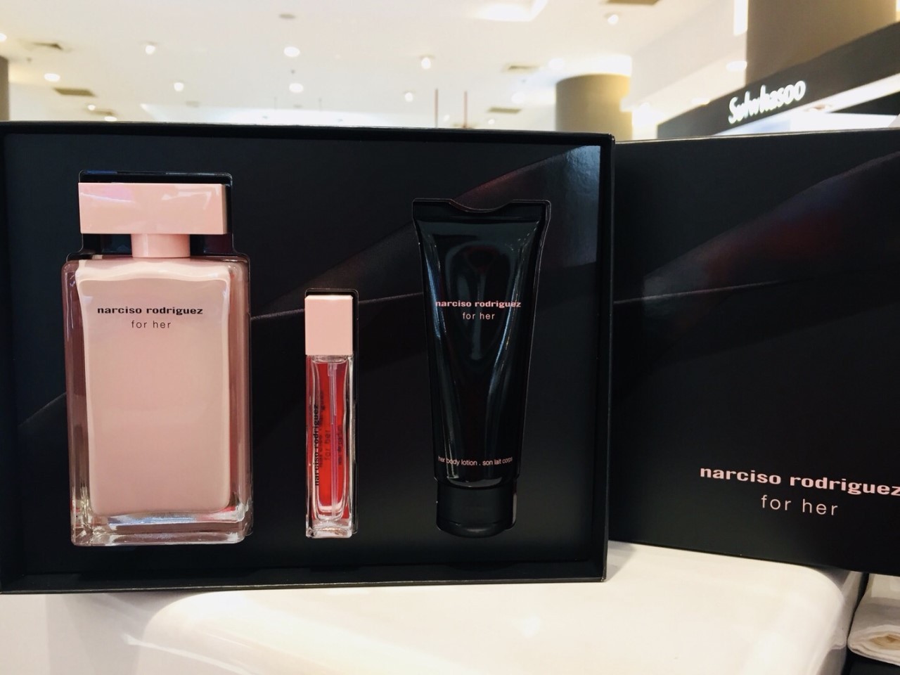 Set Narciso Rodriguez For Her EDP 100ml. Body Lotion 75ml. Mini 10ml. น้ำหอมแท้ 100%