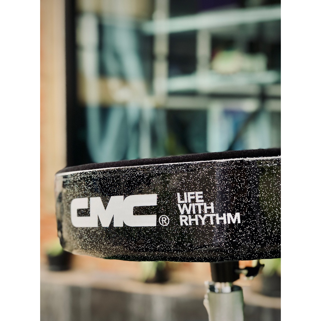 CMC เก้าอี้กลองชุด รุ่น CM-DT900 สีดำ เบาะกลม เบาะหนา ตัวล็อค