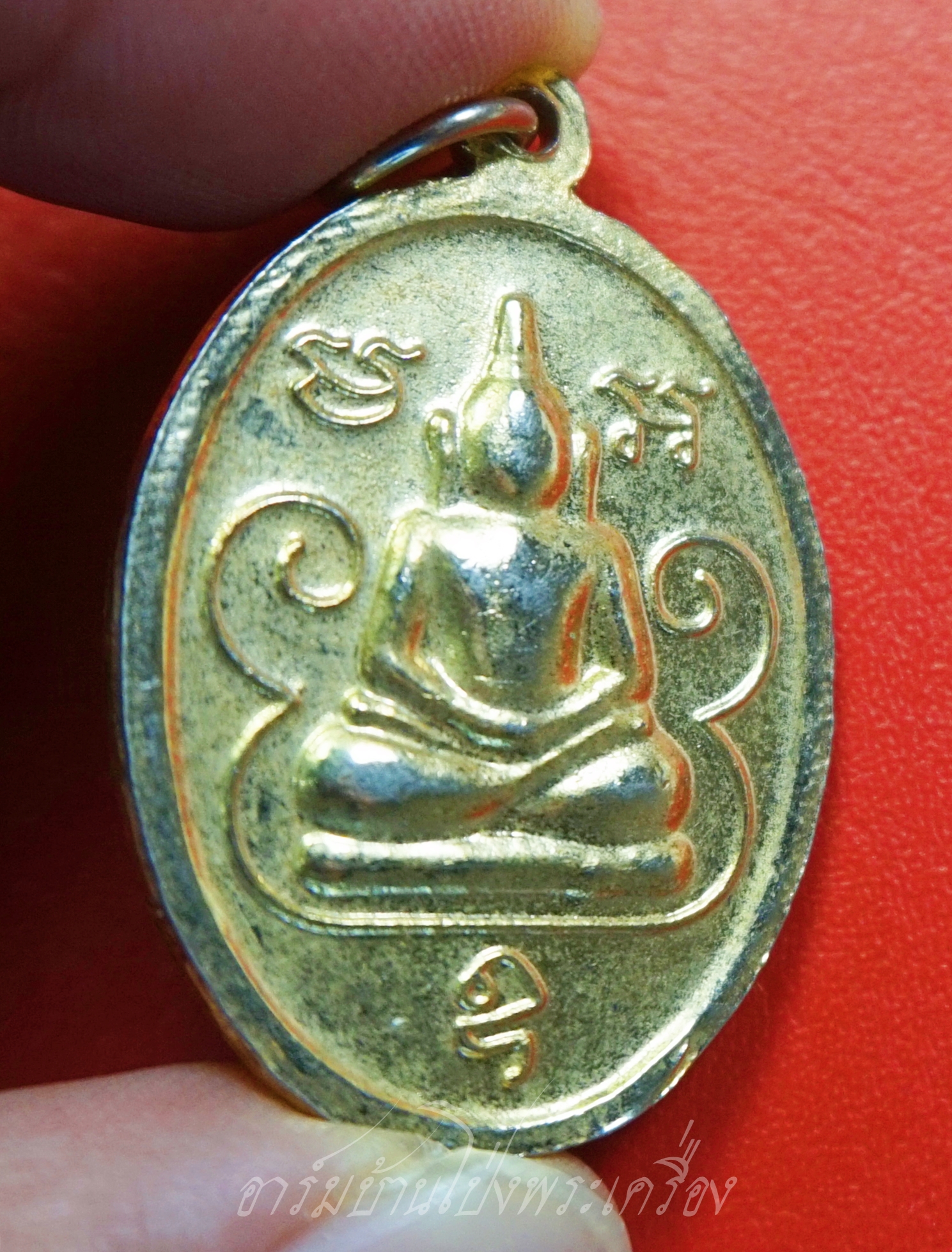 หลวงพ่อปาน วัดบางนมโค ออกวัดศาลพันท้ายนรสิงห์ หลังพรพุทธ ปี๒๕๕๖ เนื้อกะไหล่ทอง(องค์ที่1)