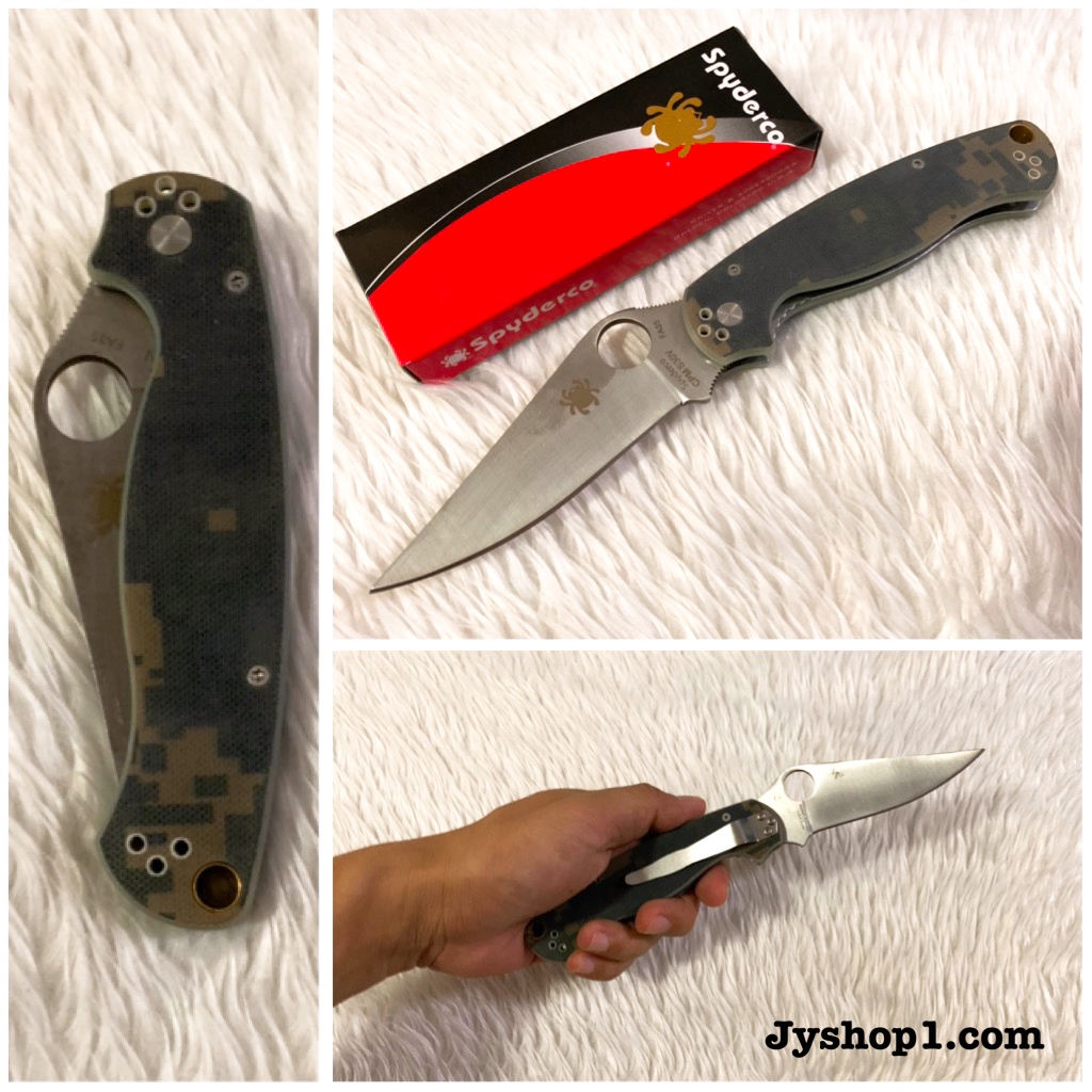 มีดพับ มีดพก Spyderco FA35 ลายพราง