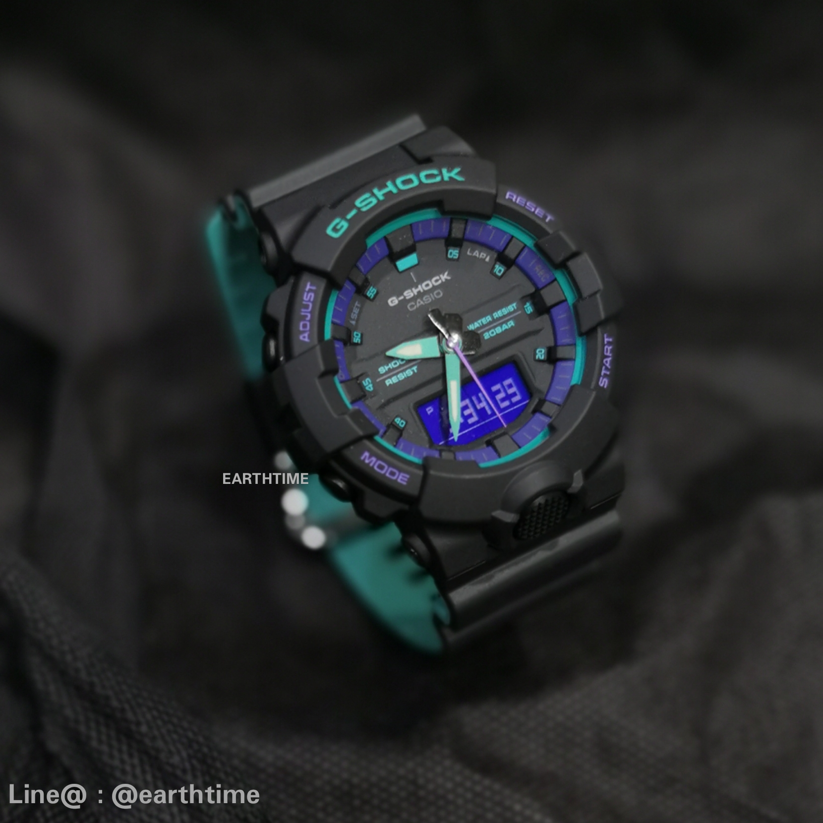G-Shock GA-800 Series ของใหม่แท้100% รับประกัน 1 ปี รุ่น GA-800BL-1ADR