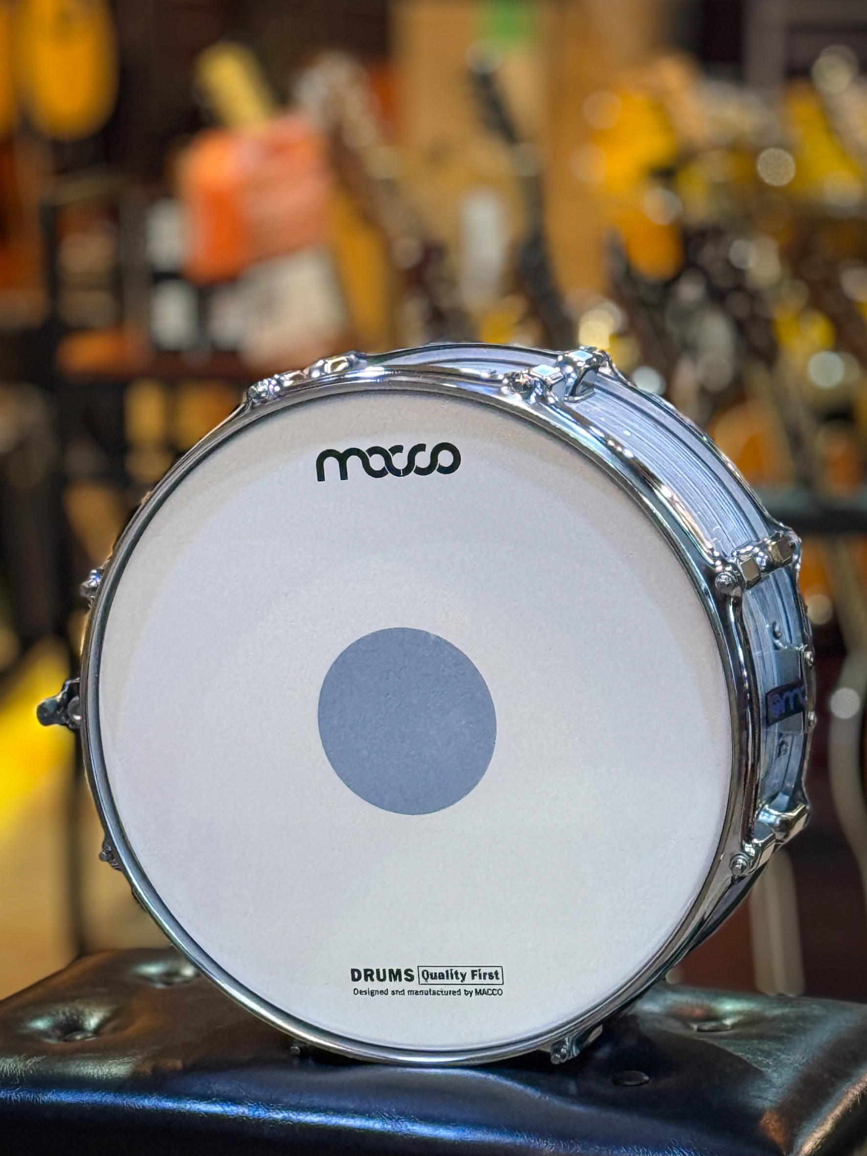 รายละเอียดสินค้า สแนร์ไม้ Poplar + Birch ขนาด 14 นิ้ว x 5.5 นิ้ว hoop 8 Lugs