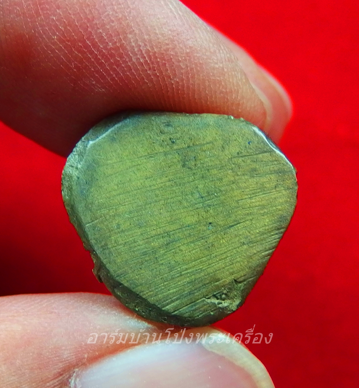 หลวงพ่อเกิด พระครูเมธาธิการ หลวงพ่อประเทือง ออกวัดโพธิ์บัลลัง รูปหล่อสามพลัง รุ่นสอง เนื้อทองเหลือง(องค์ที่2)