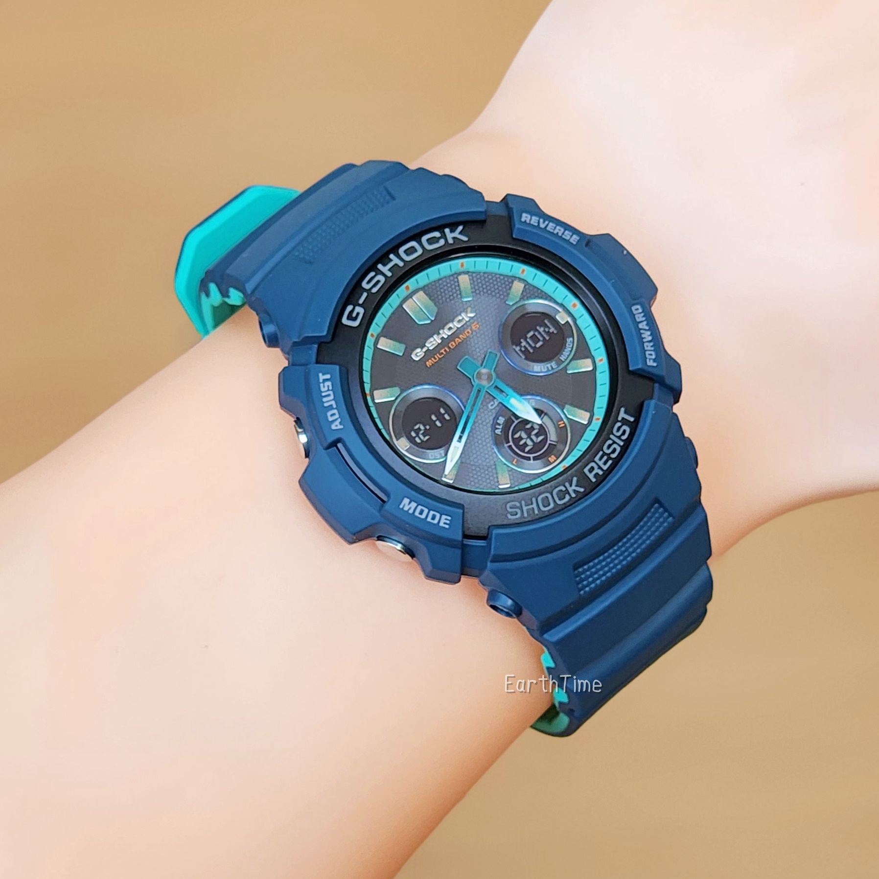 G-Shock ของใหม่แท้100% รับประกัน 1 ปี รุ่น AWG-M100SCC-2ADR