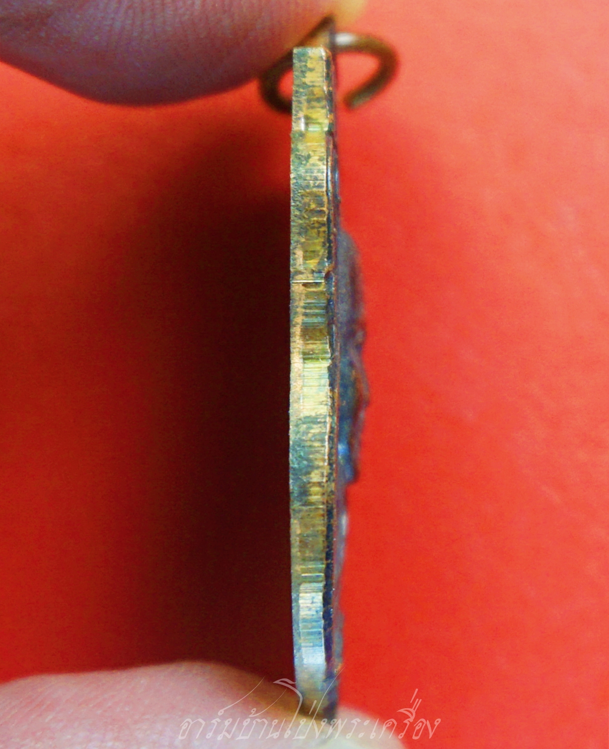 พระครูสุพัฒน์วรกิจ อาจารย์ออย วัดชมภูพล เหรียญเสมา ปี๒๕๕๗ เนื้อทองแดง(องค์ที่1)