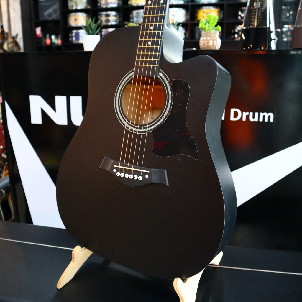 🔴 กีต้าร์โปร่ง Passion 41 นิ้ว มีเหล็กขันคอ พร้อมเซตของแถมเพียบ🎁 รับประกันสินค้า💯