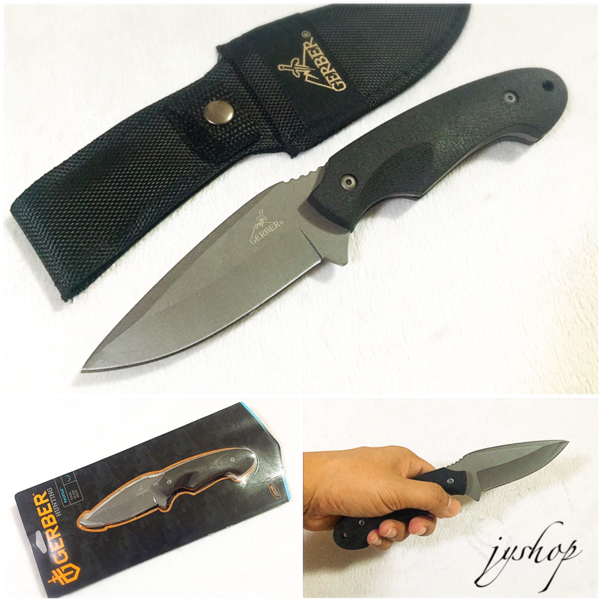 มีดเดินป่า มีดใบตาย Gerber Hunting