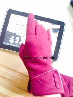 ถุงมือ หนังกลับ แต่งดีเทลที่ข้อมือดูสวยหรู งานนำเข้าเกรดพรีเมี่ยม